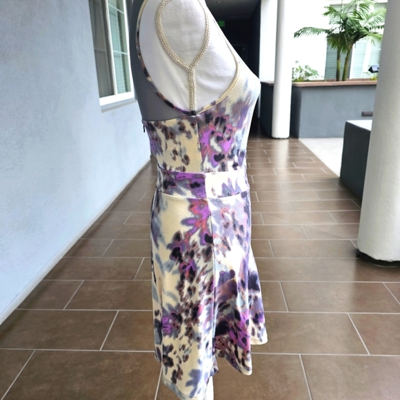 Urban Outfitters ✦ Marbled Cut-Out Mini Dress ✦ Silence + Noise Sz S EUC - Picture 7 of 16